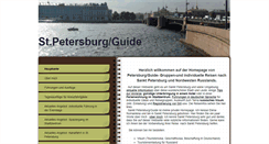 Desktop Screenshot of petersburg-guide.net